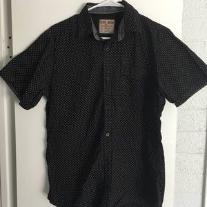 Hudson Barrow NYC Polka Dot Short Sleeve Shirt